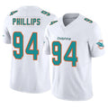 M.Dolphins #94 Jordan Phillips Player White Limited Vapor F.U.S.E. Home Game STECN Stitched Jerseys
