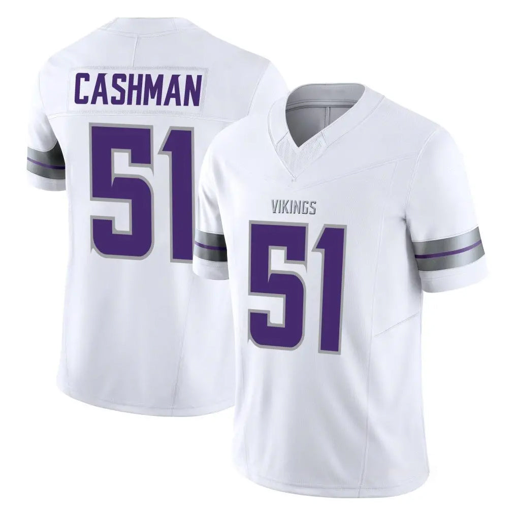 M.Vikings #51 Blake Cashman Player White Limited Alternate Vapor F.U.S.E. Home Game STECN Stitched Jerseys