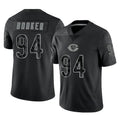 C.Bears #94 Austin Booker Player Black REFLECTIVE Limited Game STECN Stitched Jerseys