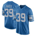 D.Lions #39 Jake Bates Player Blue Vapor Untouchable Throwback Game STECN Stitched Jerseys