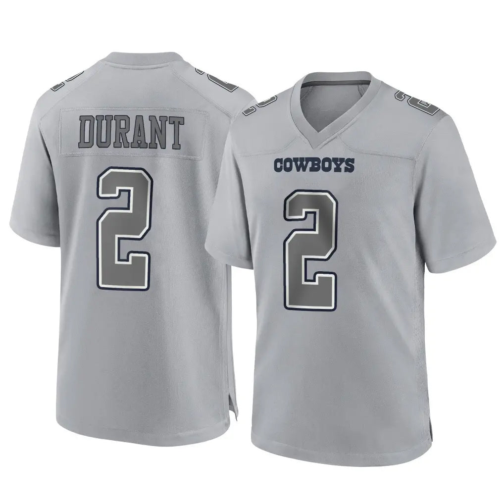 D.Cowboys #2 Cobie Durant Player Gray Atmosphere Fashion Home Game STECN Stitched Jerseys