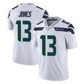 S.Seahawks #13 Ernest Jones IV Player White Limited Vapor Untouchable Home Game STECN Stitched Jerseys