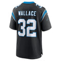 STECN C.Panthers #32 Trevin Wallace Black Team Game Jersey