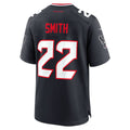 STECN H.Texans #22 Jaylin Smith Navy Team Game Jersey