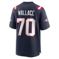 STECN NE.Patriots #70 Caedan Wallace Navy Game Retired Player Jersey