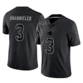 C.Panthers #3 Princely Umanmielen Player Black Limited Reflective Game STECN Stitched Jerseys