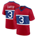 NY.Giants #3 Abdul Carter Player Red Century Home Game STECN Stitched Jerseys