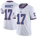 NY.Giants #17 Darnell Mooney Player White Color Rush Home Game STECN Stitched Jerseys