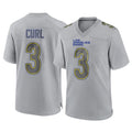 LA.Rams #3 Kam Curl Player Gray Atmosphere Fashion Home Game STECN Stitched Jerseys