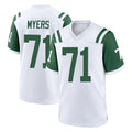 NY.Jets #71 Josh Myers Player White Classic Home Game STECN Stitched Jerseys