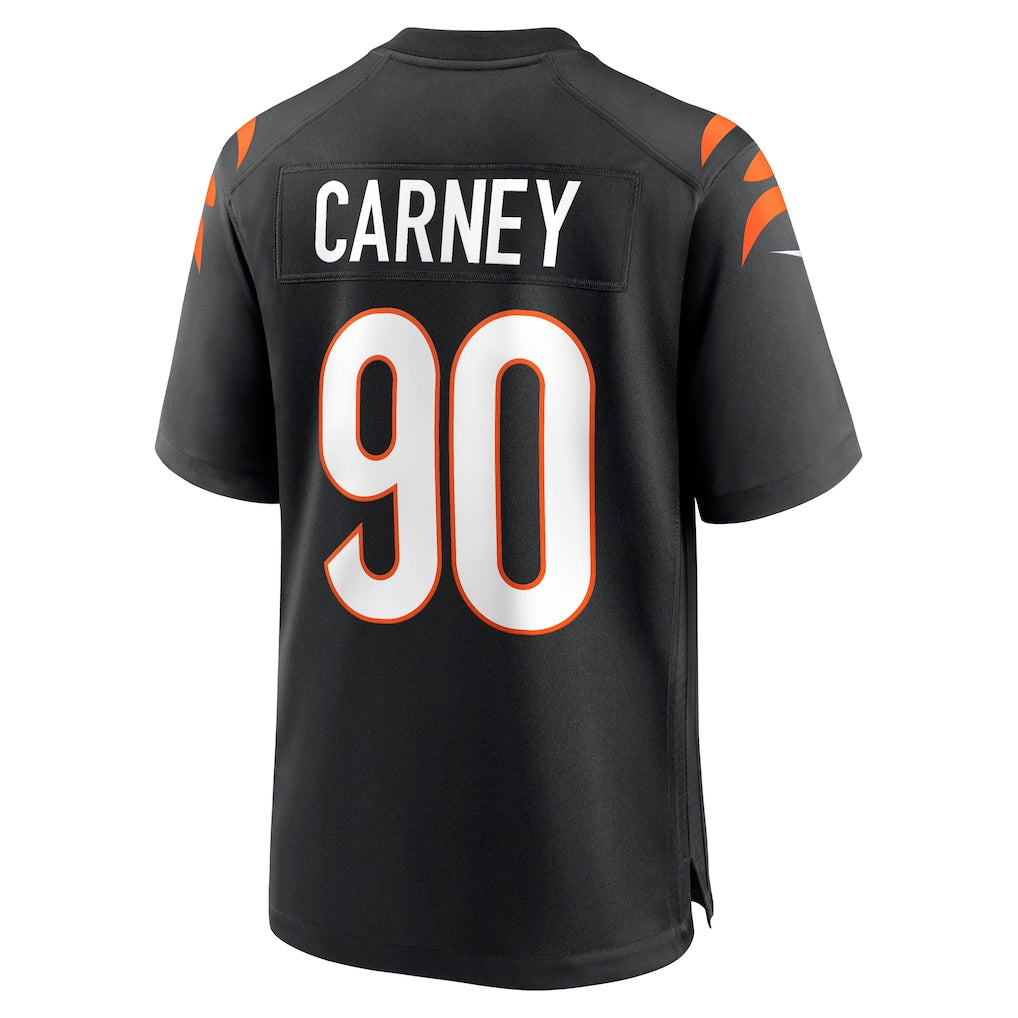 STECN C.Bengals #90 Owen Carney Black Home Game Player Jersey