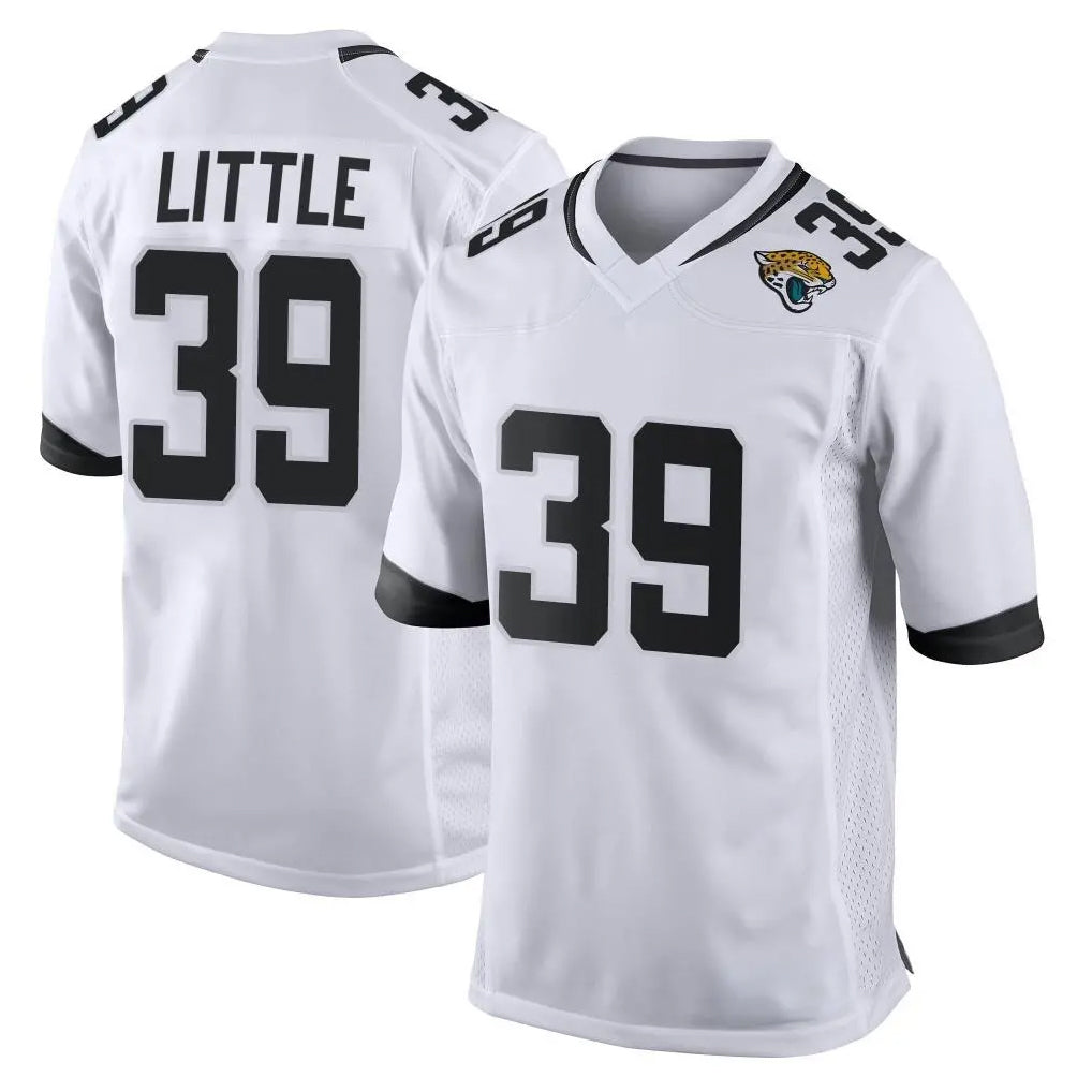 J.Jaguars #39 Cam Little Player White Home Game STECN Stitched Jerseys