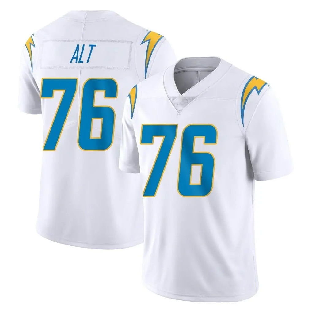 LA.Chargers #76 Joe Alt Player White Limited Vapor Untouchable Home Game STECN Stitched Jerseys