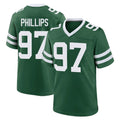 NY.Jets #97 Harrison Phillips Player Green Legacy Home Game STECN Stitched Jerseys