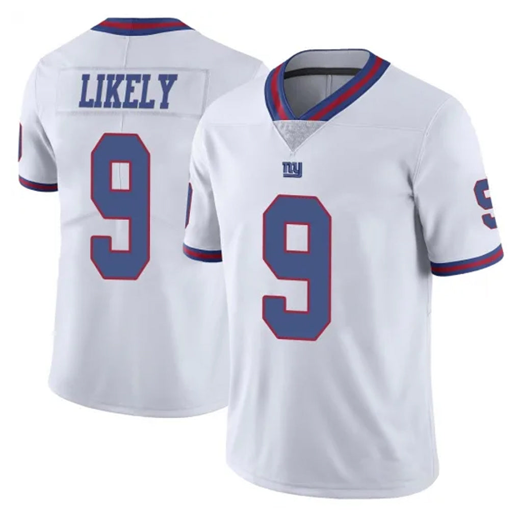 NY.Giants #9 Lsaiah Likely Player White Color Rush Home Game STECN Stitched Jerseys