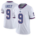 NY.Giants #9 Lsaiah Likely Player White Color Rush Home Game STECN Stitched Jerseys
