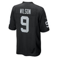 STECN LV.Raiders #9 Tyree Wilson Black Game Jersey