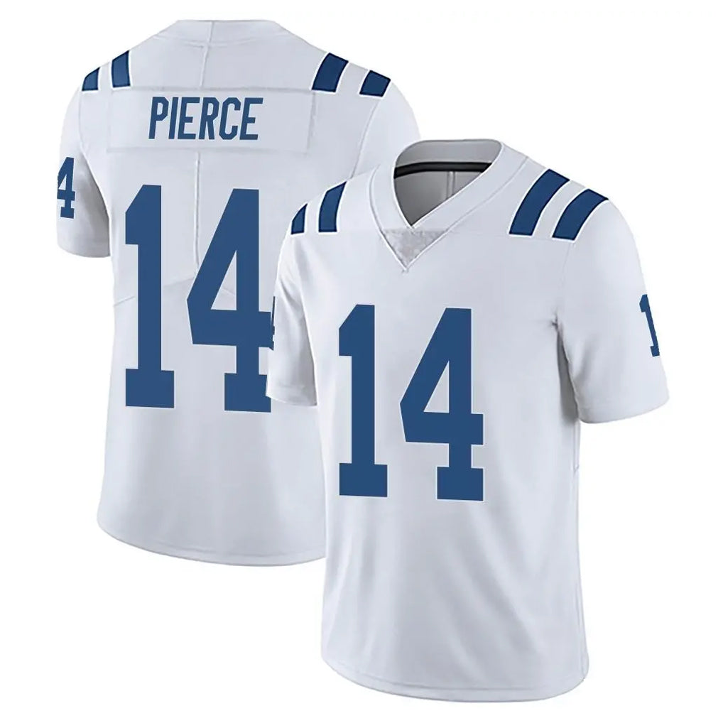 IN.Colts #14 Alec Pierce Player White Limited Vapor Untouchable Home Game STECN Stitched Jerseys