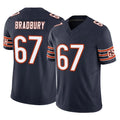 C.Bears #67 Garrett Bradbury Player Navy Vapor F.U.S.E. Limited Home Game STECN Stitched Jerseys