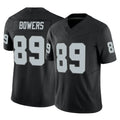 LV.Raiders #89 Brock Bowers Player Black Limited Vapor F.U.S.E. Home Game STECN Stitched Jerseys