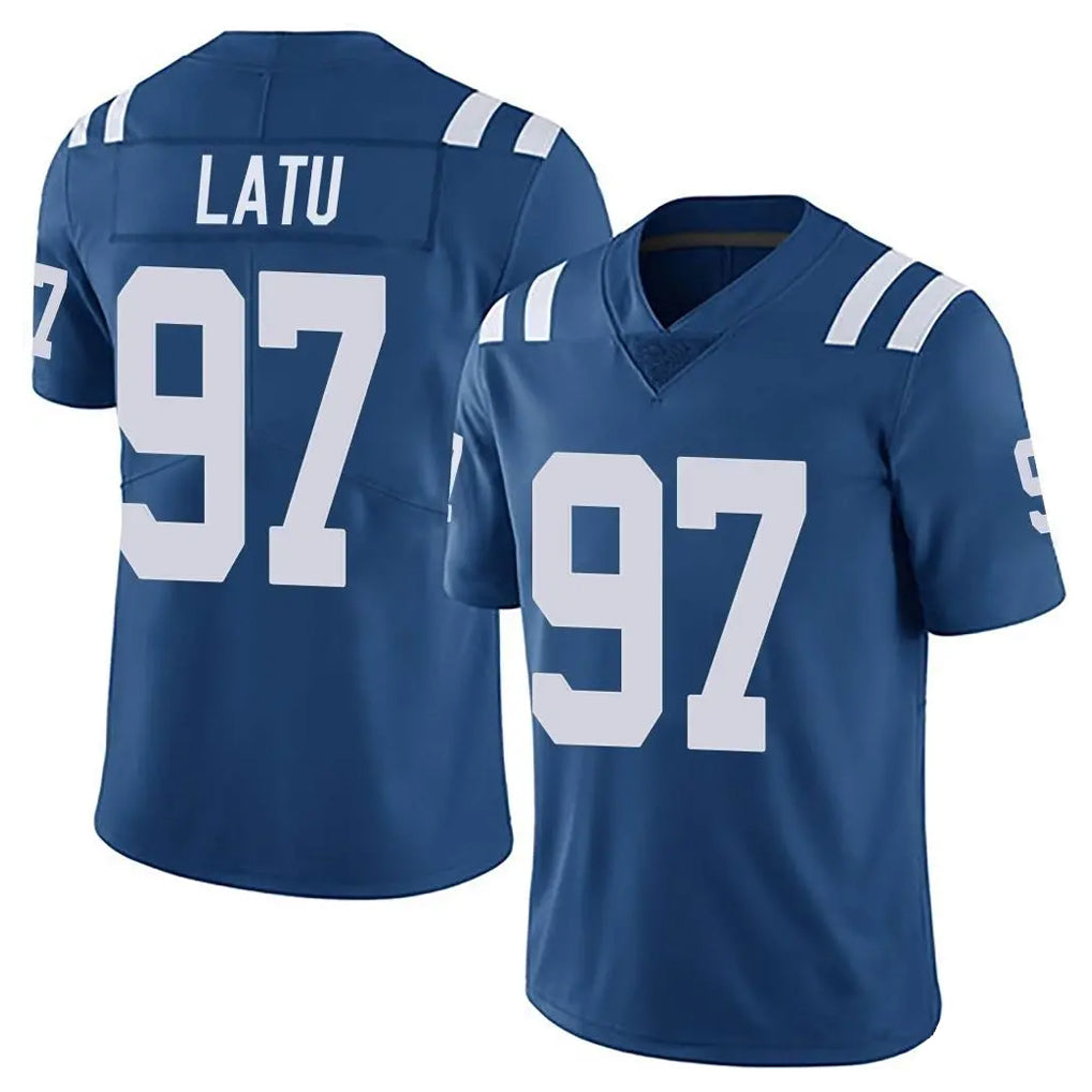 IN.Colts #97 Laiatu Latu Player Royal Limited Vapor Untouchable Home Game STECN Stitched Jerseys