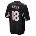 STECN A.Cardinals #18 A.J. Green Black Game Jersey