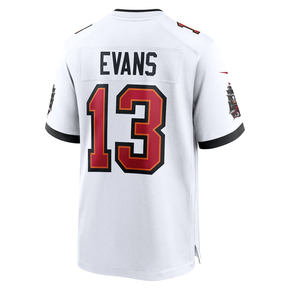 STECN TB.Buccaneers #13 Mike Evans White 50th Season White Game Jersey