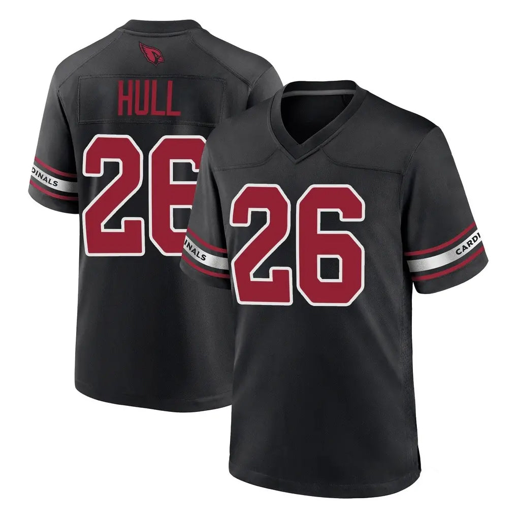A.Cardinals #26 Evan Hull Player Black Alternate Game STECN Stitched Jerseys