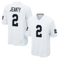 LV.Raiders #2 Ashton Jeanty Player White Home Game STECN Stitched Jerseys