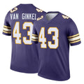 M.Vikings #43 Andrew Van Ginkel Player Purple Limited Classic Home Game STECN Stitched Jerseys