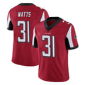 A.Falcons #31 Xavier Watts Player Red Color Vapor Untouchable Limited Home Game STECN Stitched Jerseys