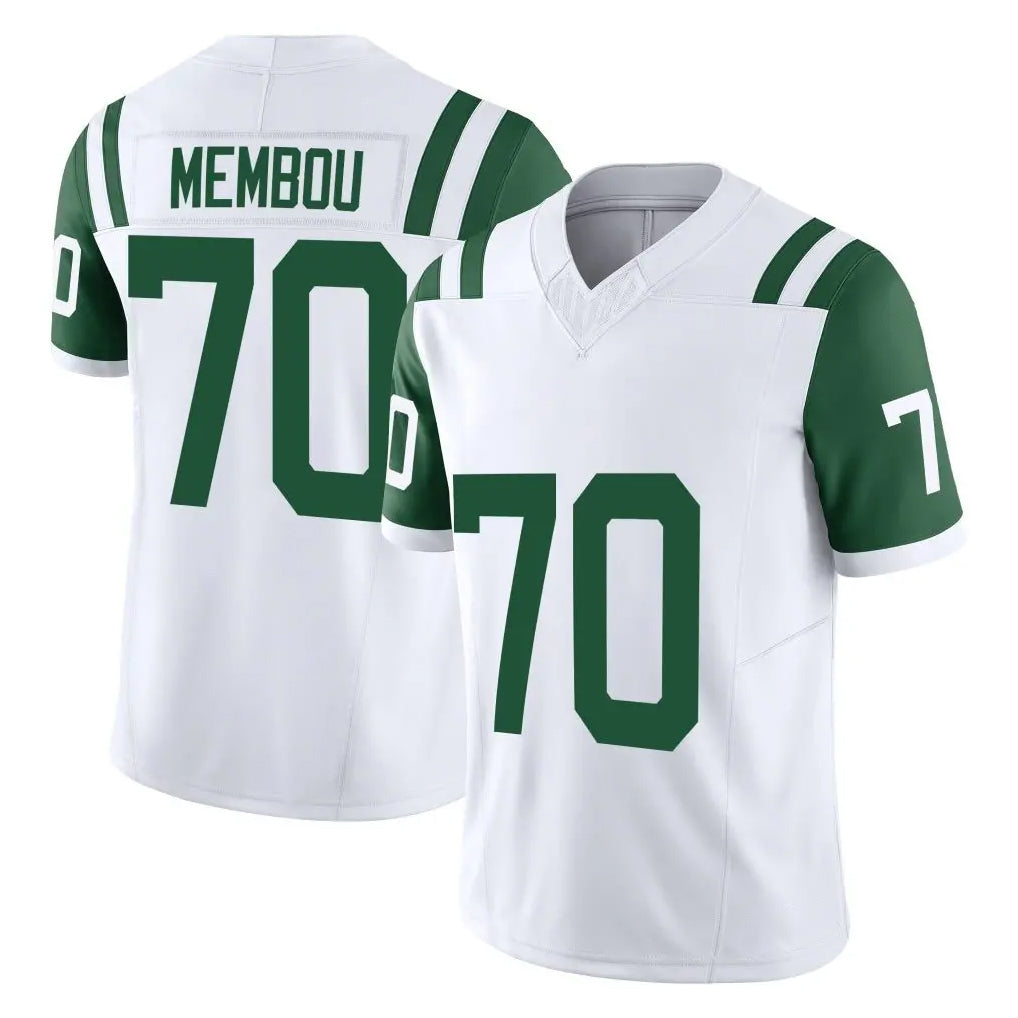 NY.Jets #70 Armand Membou Player White Limited Classic Vapor F.U.S.E. Home Game STECN Stitched Jerseys