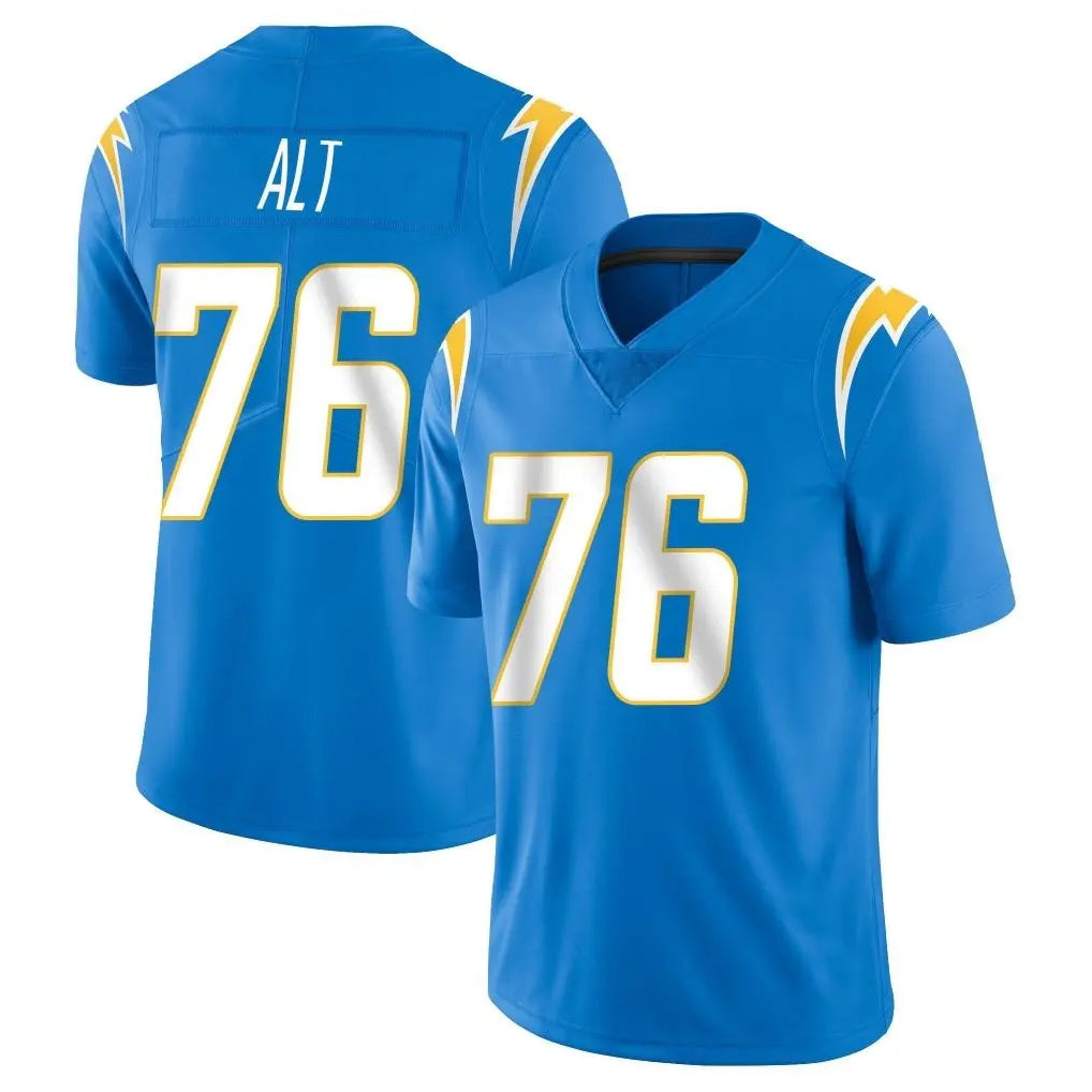 LA.Chargers #76 Joe Alt Player Blue Limited Vapor Untouchable Home Game STECN Stitched Jerseys