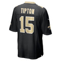 STECN NO.Saints #15 Mason Tipton Black Team Game Jersey
