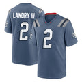 NE.Patriots #2 Harold Landry III Player Blue Rivalries Collection Home Game STECN Stitched Jerseys