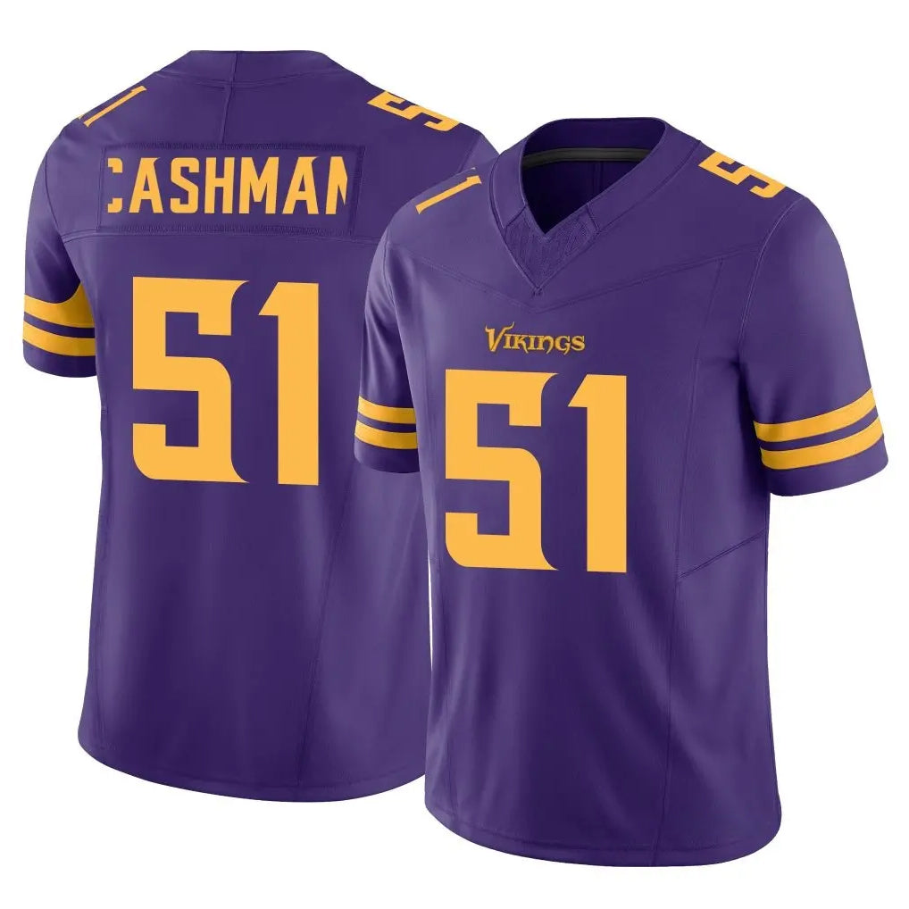 M.Vikings #51 Blake Cashman Player Purple Limited Alternate Vapor F.U.S.E. Home Game STECN Stitched Jerseys