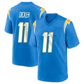 LA.Chargers #11 Cameron Dicker Player Blue Home Game STECN Stitched Jerseys