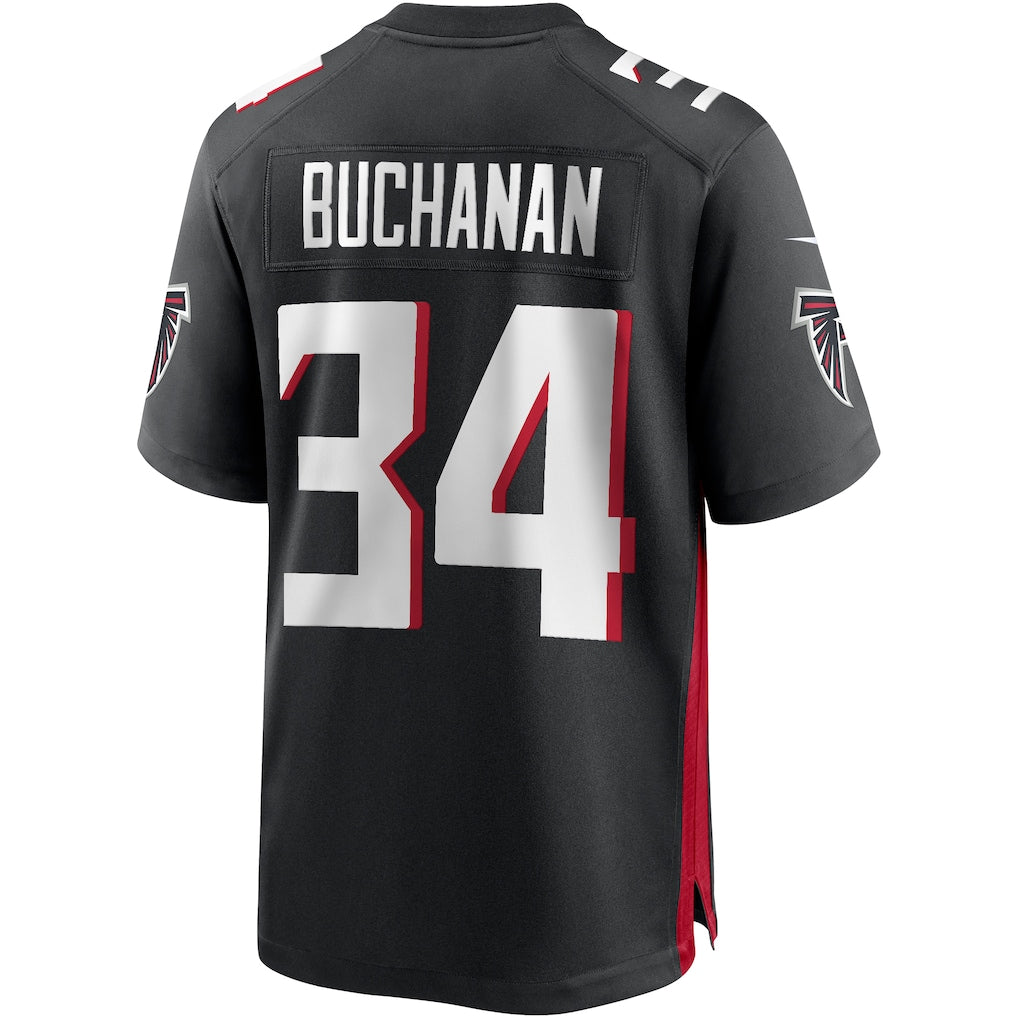 STECN A.Falcons #34 Ray Buchanan Black Team Game Jersey