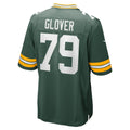 STECN GB.Packers #79 Travis Glover Green Game Jersey
