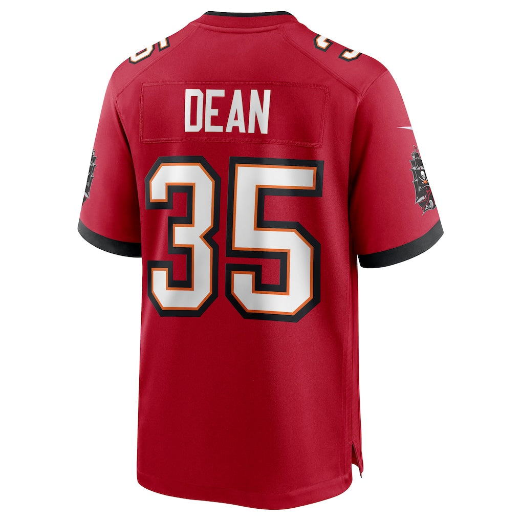 STECN TB.Buccaneers #35 Jamel Dean Red Game Jersey