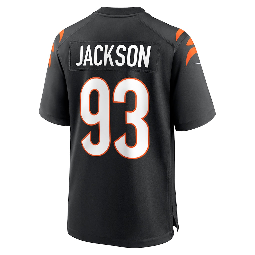 STECN C.Bengals #93 McKinnley Jackson Black Game Jersey