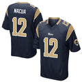 LA.Rams #12 Puka Nacua Player Navy Home Game STECN Stitched Jerseys