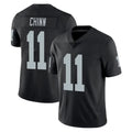 LV.Raiders #11 Jeremy Chinn Player Black Limited Vapor Untouchable Home Game STECN Stitched Jerseys