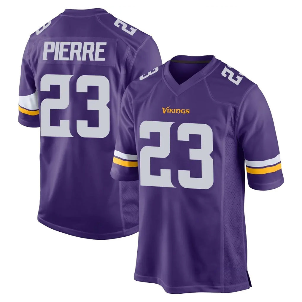 M.Vikings #23 James Pierre Player Purple Home Game STECN Stitched Jerseys