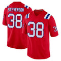 NE.Patriots #38 Rhamondre Stevenson Player Red Home Game STECN Stitched Jerseys