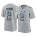 IN.Colts #2 Josh Downs Player Gray Atmosphere Fashion Home Game STECN Stitched Jerseys