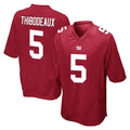 NY.Giants #5 Kayvon Thibodeaux Player Red Home Game STECN Stitched Jerseys