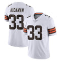 C.Browns #33 Ronnie Hickman Player White Vapor Untouchable Limited Home Game STECN Stitched Jerseys