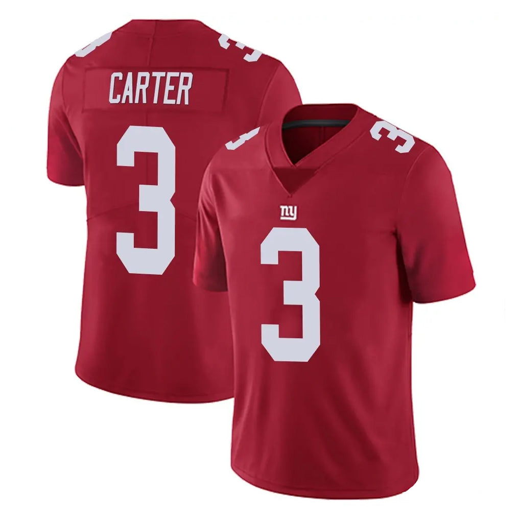 NY.Giants #3 Abdul Carter Player Red Limited Vapor Untouchable Home Game STECN Stitched Jerseys