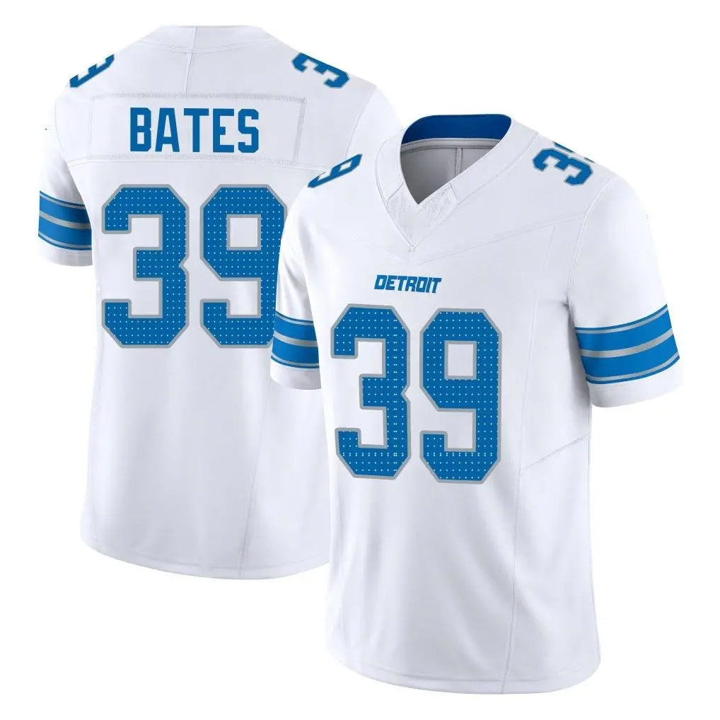 D.Lions #39 Jake Bates Player White Limited Vapor F.U.S.E. Alternate Home Game STECN Stitched Jerseys